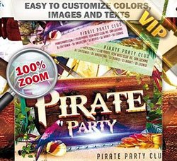 豪华派对海报：Pirate Party